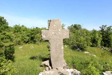 Ancient Stone Cross from Podvelez
